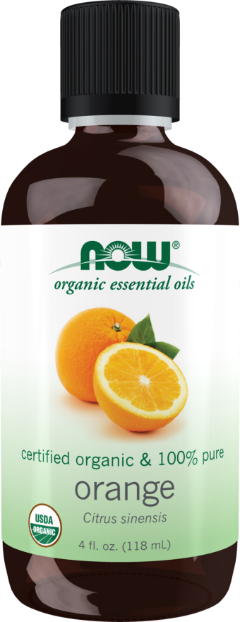 Orange Oil, Organic - 4 fl. oz. Bottle Front