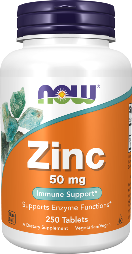 Zinc 50 mg - 250 Tablets Bottle Front
