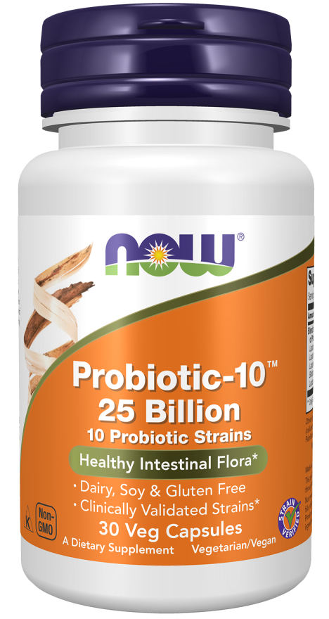 Probiotic-10™ 25 Billion - 30 Veg Capsules Bottle Front