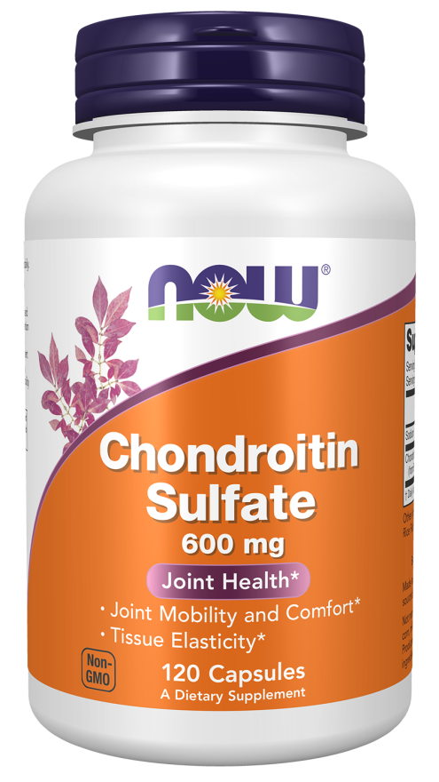Chondroitin Sulfate 600 mg - 120 Capsules Bottle Front