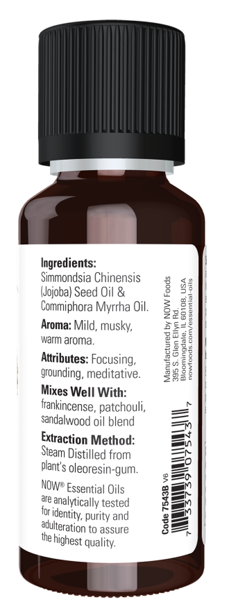 Myrrh Oil Blend - 1 fl. oz. Bottle Right 