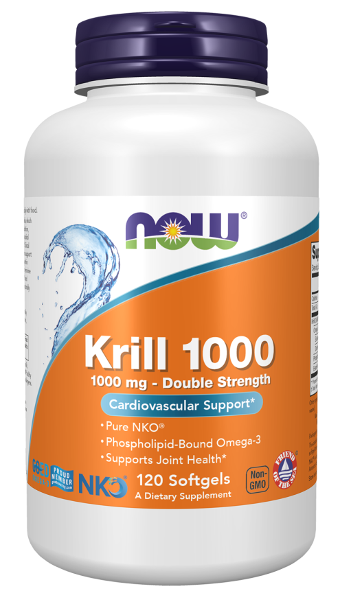 Neptune Krill, Double Strength 1000 mg - 120 Softgels Bottle