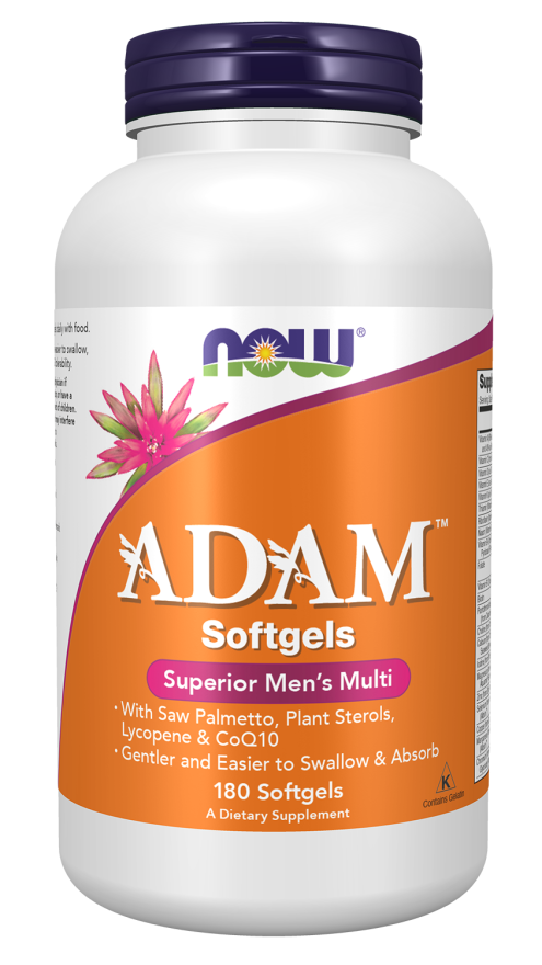 Adam™ Men's Multiple Vitamin - 180 Softgels Bottle Front