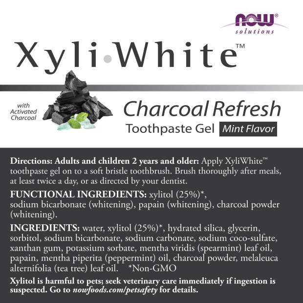 XyliWhite™ Charcoal Refresh Toothpaste Gel - 6.4 oz. Product Info
