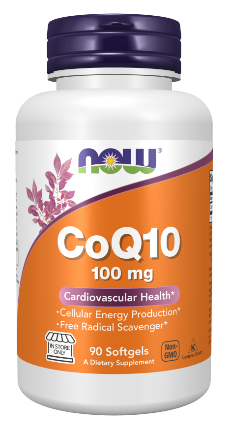  CoQ10 100 mg - 90 Softgels Bottle Front