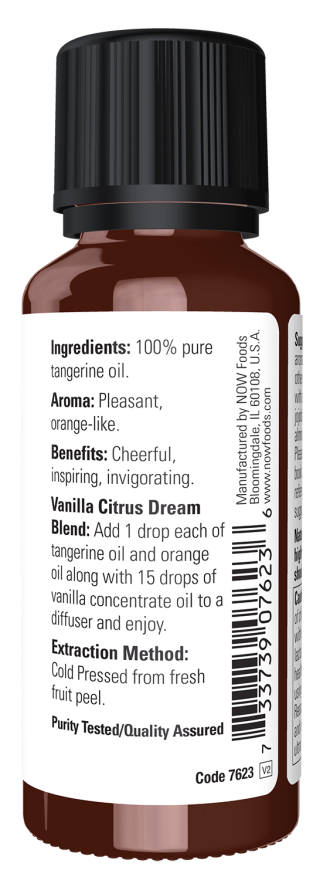 Tangerine Oil - 1 fl. oz. Bottle Right