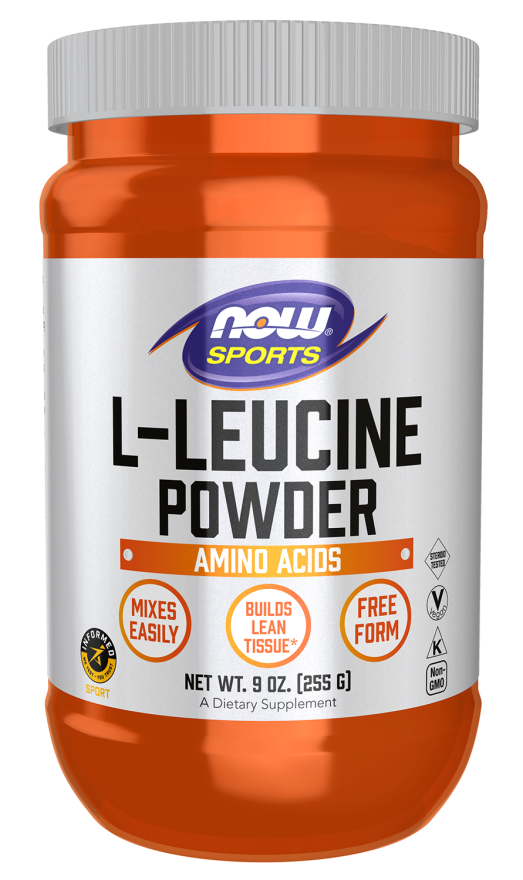 L-Leucine Powder - 9 oz. Bottle Front