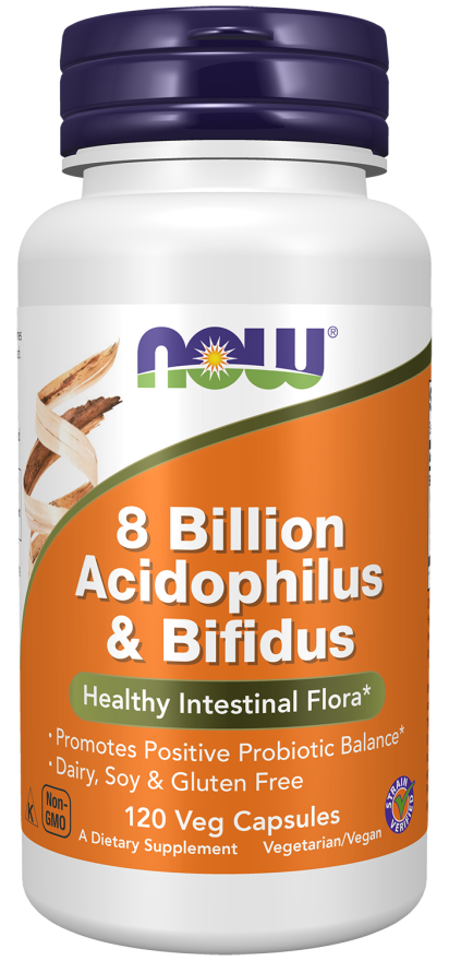 8 Billion Acidophilus & Bifidus - 120 Veg Capsules