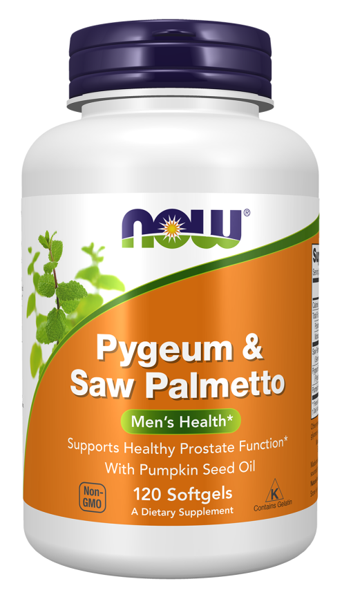Pygeum & Saw Palmetto - 120 Softgels Bottle Front