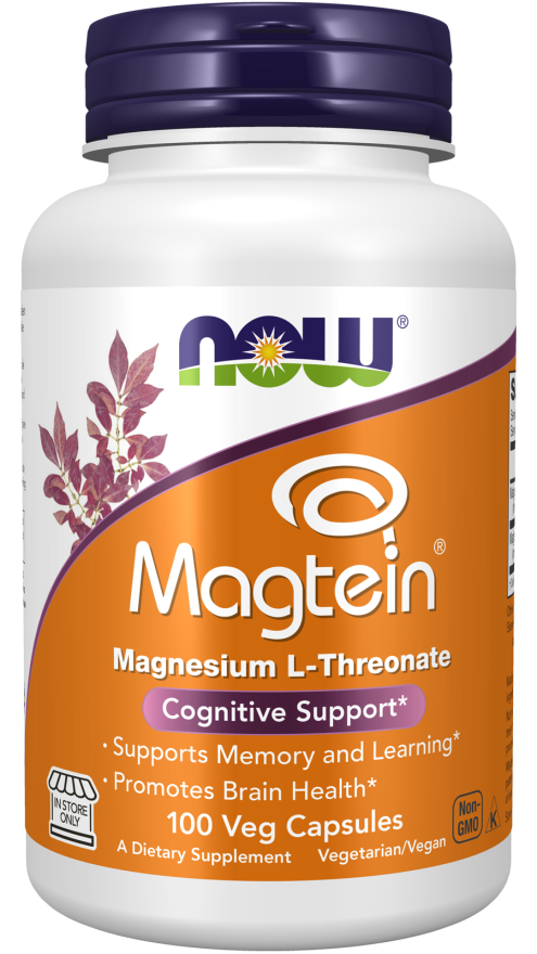 Magtein® - 100 Veg Capsules Bottle Front