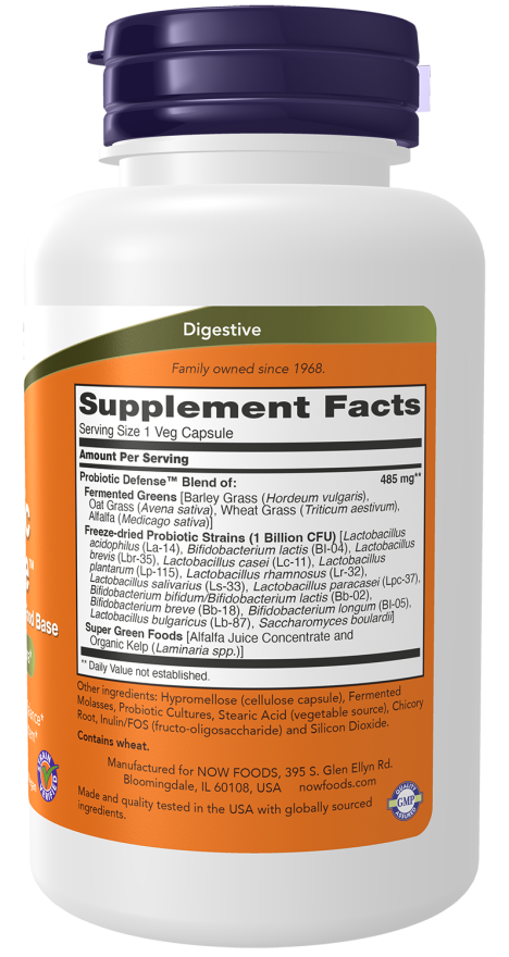 Probiotic Defense™ - 90 Veg Capsules Bottle Right