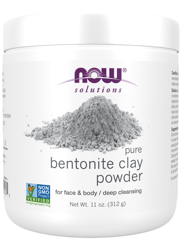 Bentonite Clay Powder - 11 oz. Jar Front