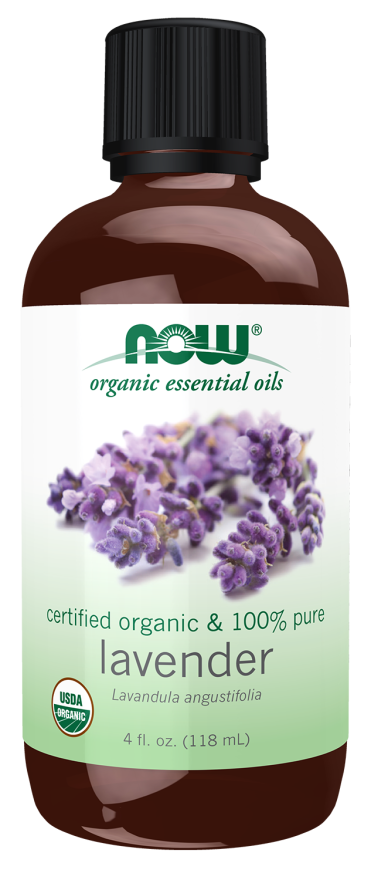 Lavender Oil, Organic - 4 fl. oz. Bottle Front