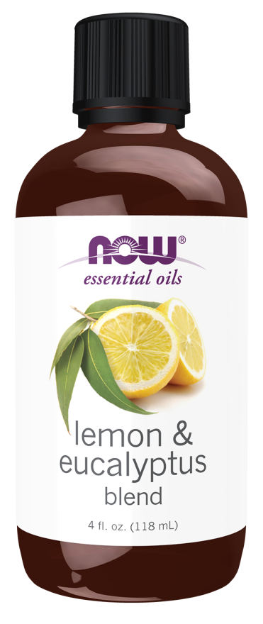 Lemon & Eucalyptus Oil Blend - 4 fl. oz. bottle front
