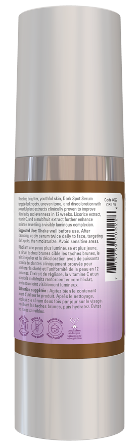 Dark Spot Correcting Serum - 1 fl. oz. Bottle Right