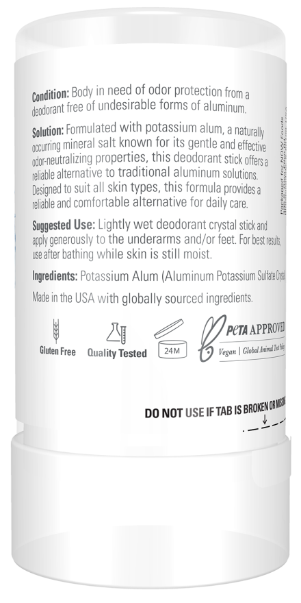 Nature's Deodorant Stick (Stone) - 3.5 oz. Right