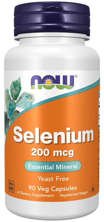 Selenium 200 mcg - 90 Veg Capsules Bottle Front