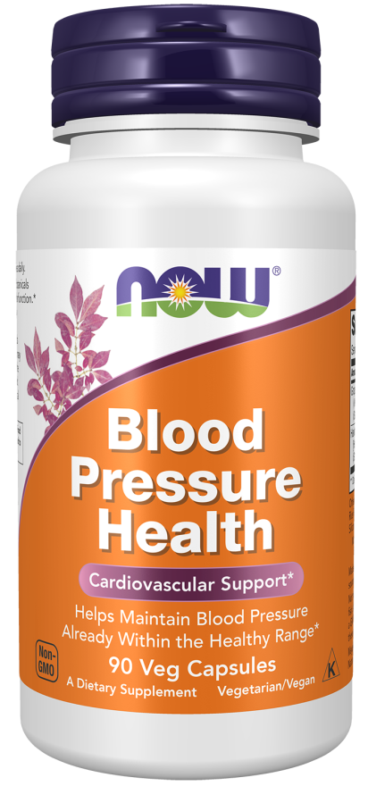 Blood Pressure Health - 90 Veg Capsules Bottle Front