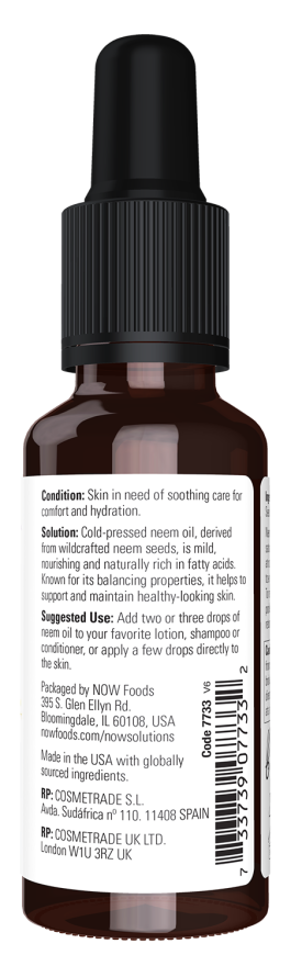Neem Oil - 1 fl. oz. Dropper Bottle Right