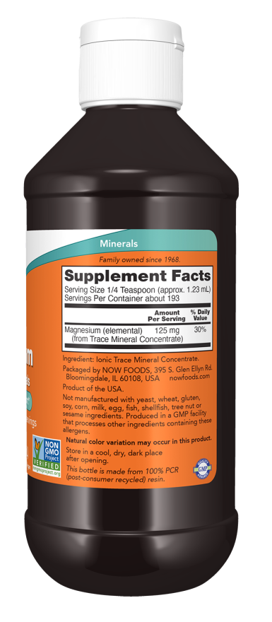 Liquid Magnesium - 8 fl. oz. Bottle Right