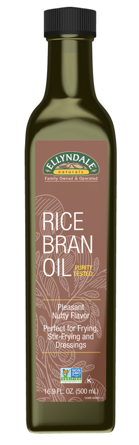 Rice Bran Oil - 16.9 oz. Bottle Front