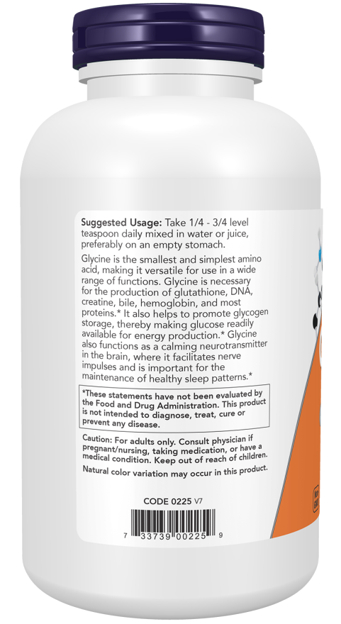 Glycine Pure Powder - 1 lb. Bottle Left