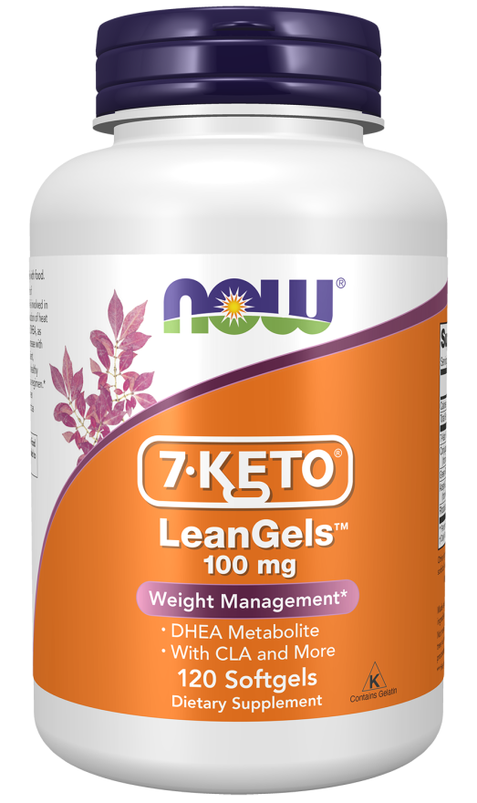7-KETO® LeanGels™ 100 mg - 120 Softgels Bottle front