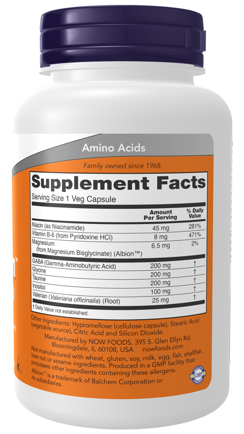 True Calm™ - 90 Veg Capsules Bottle Right