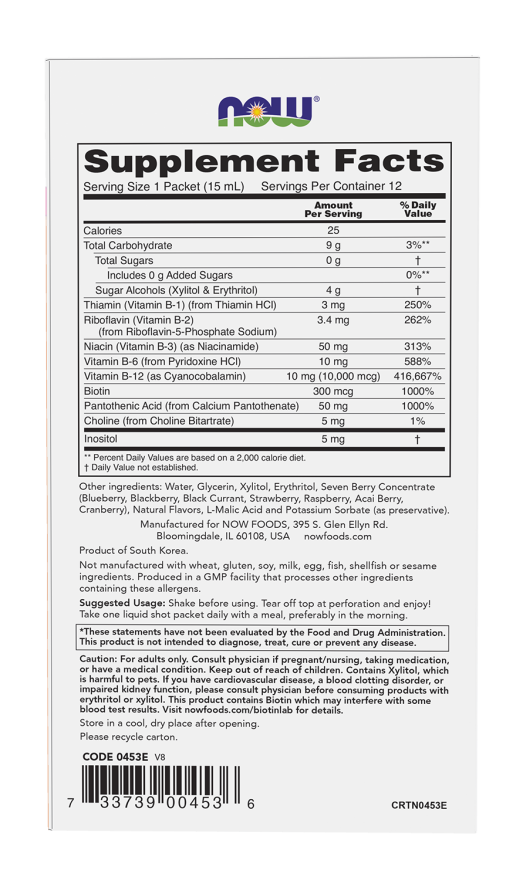B-12 10,000 mcg - 12: 15 mL (0.5 fl. oz.) Shots Box Back