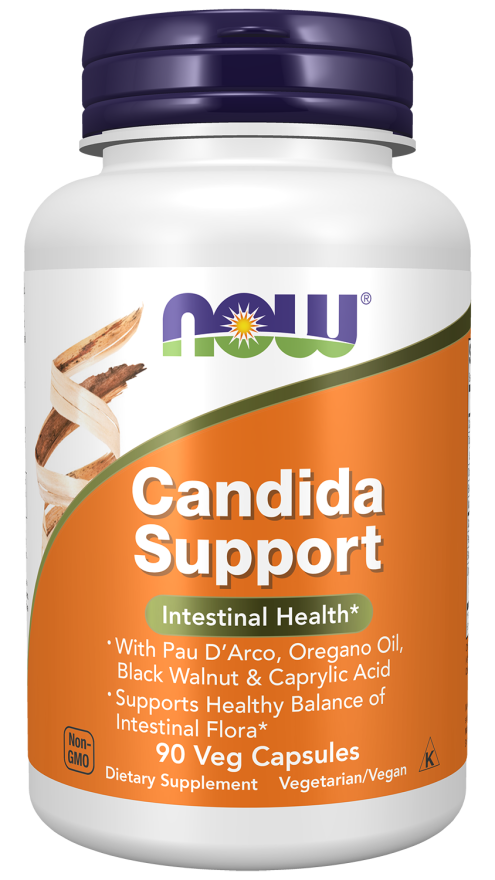 Candida Support - 90 Veg Capsules Bottle Front