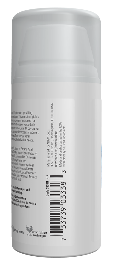 Progesterone from Wild Yam Balancing Skin Cream - 3 oz. Left 