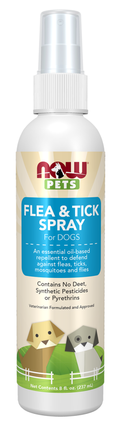 Flea & Tick Spray for Dogs - 8 fl. oz. Spray Bottle Front