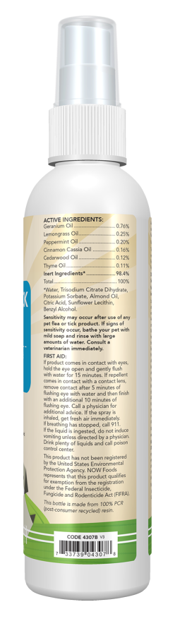 Flea & Tick Spray for Dogs - 8 fl. oz. Bottle Right