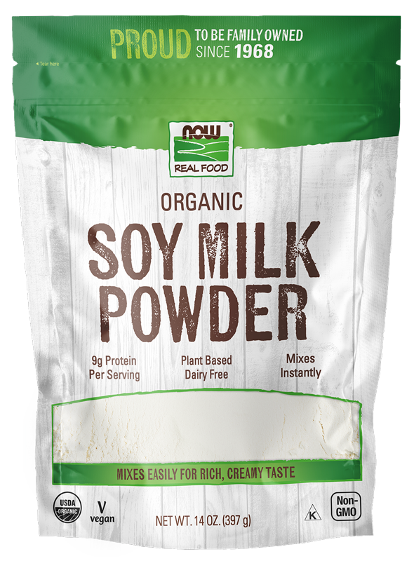 Soy Milk Powder, Organic Bag Front