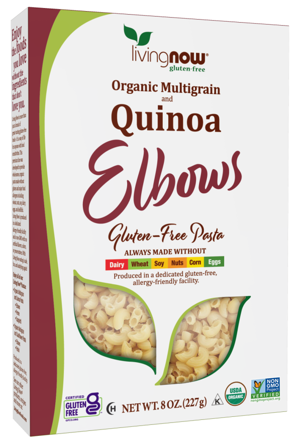 Quinoa Macaroni, Organic - 8 oz. Box Front