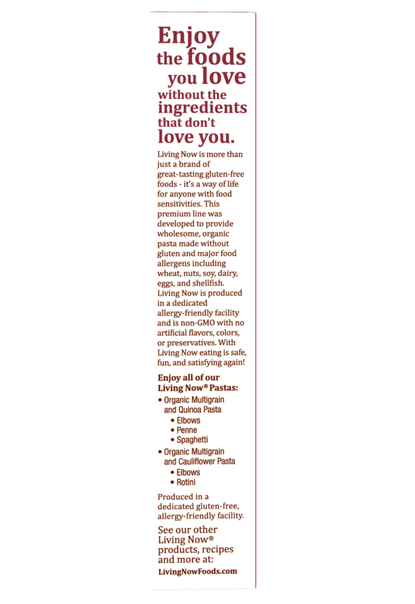 Quinoa Macaroni, Organic - 8 oz. Box Left