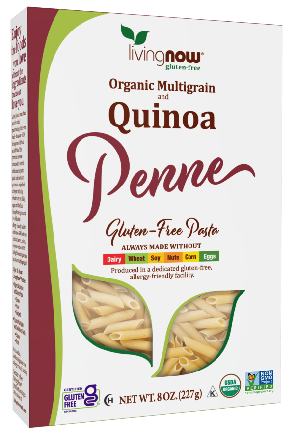 Quinoa Penne, Organic - 8 oz. Box Front