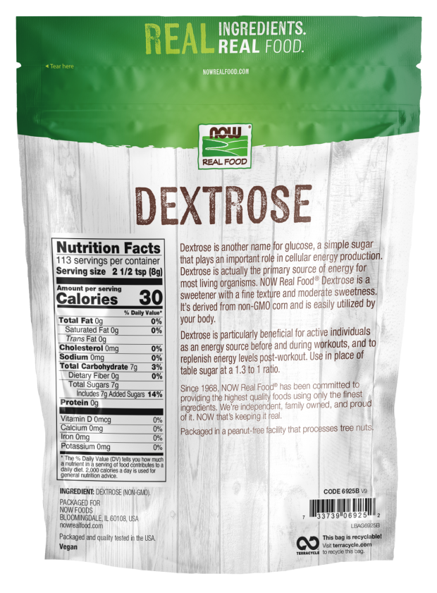 Dextrose - 32 oz. Back Bag