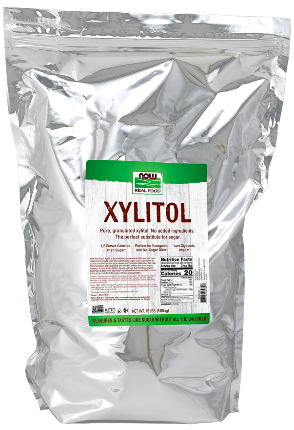 Xylitol - 15 lbs. Bag Front