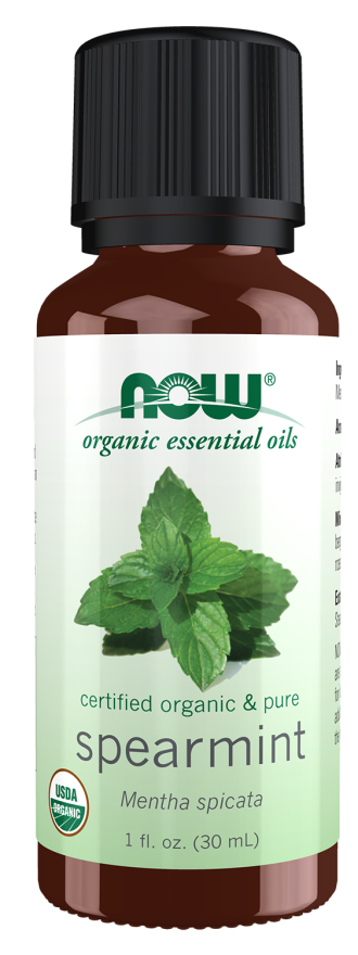 Spearmint Oil, Organic - 1 fl. oz. Bottle Front