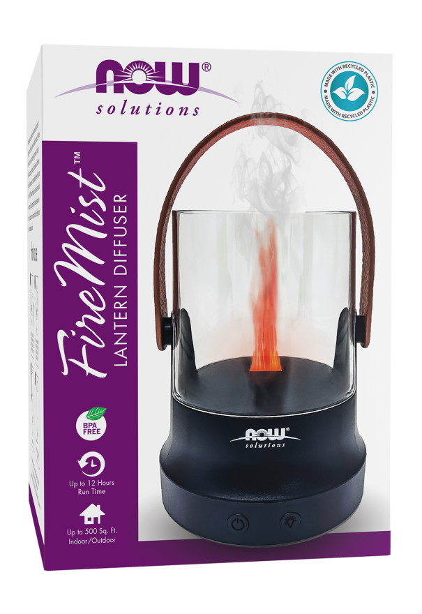 FireMist™ Lantern Rechargeable Diffuser Box Front