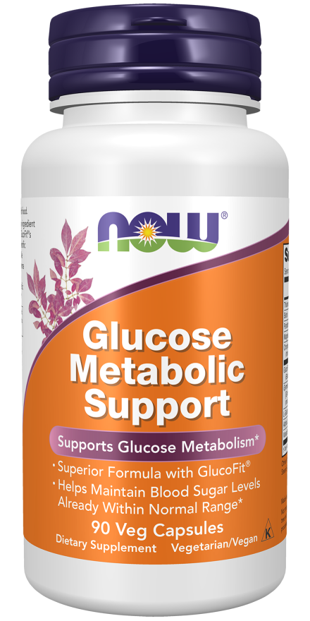 Glucose Metabolic Support - 90 Veg Capsules Bottle Front