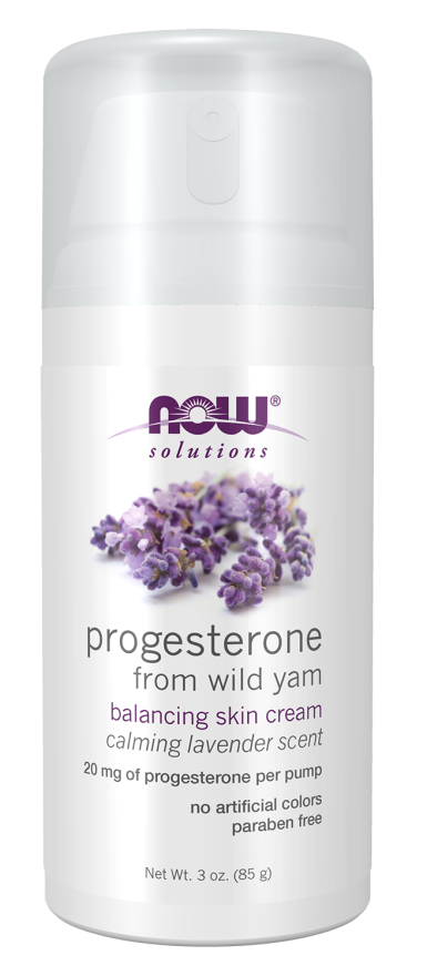 Progesterone from Wild Yam with Lavender Balancing Skin Cream – 3 oz. Bottle