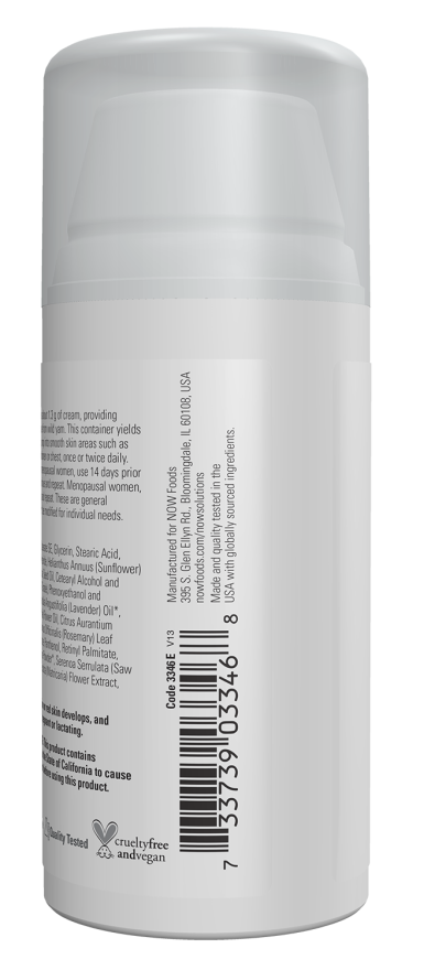 	Progesterone from Wild Yam with Lavender Balancing Skin Cream – 3 oz. Bottle Left