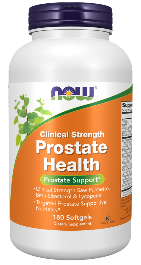 Prostate Health Clinical Strength - 180 Softgels Bottle Front