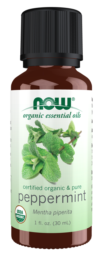 Peppermint Oil, Organic - 1 fl. oz. Bottle Front