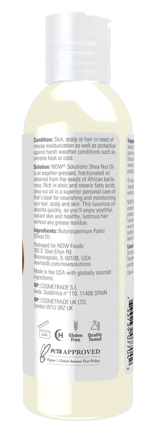 Shea Nut Oil - 4 oz. Bottle Right