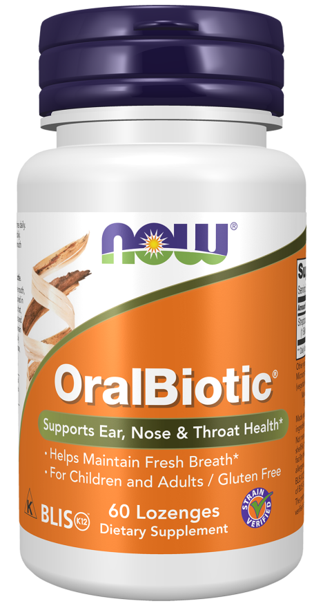 OralBiotic® - 60 Lozenges Bottle Front