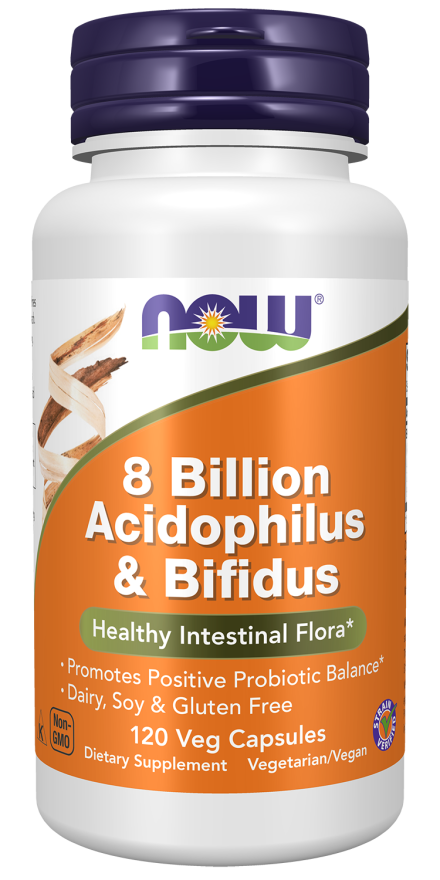 8 Billion Acidophilus & Bifidus - 120 Veg Capsules