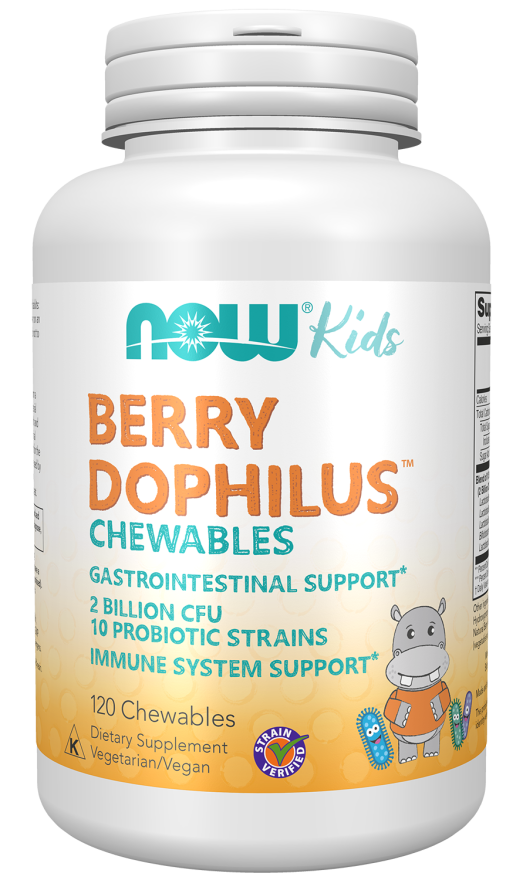 BerryDophilus™ Kids - 120 Chewables Bottle Front